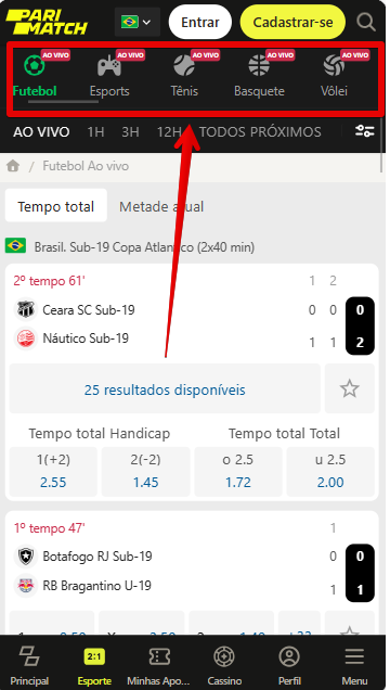 sporty app